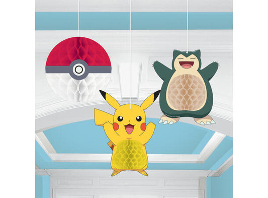 Pokemon honeycomddekorasjoner