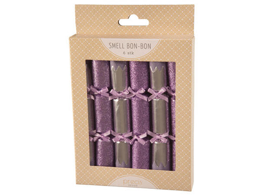 Smell bon - bon - lys lilla/sølv m/sløyfe