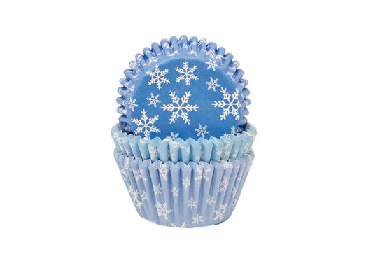 Cupcakeformer - snøkrystall
