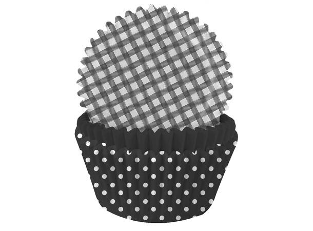 Muffinsformer sorte ruter