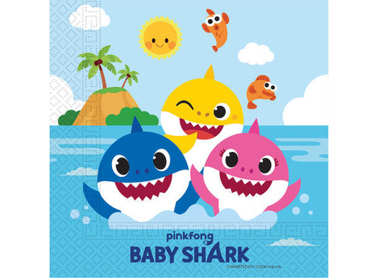 Baby Shark servietter