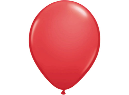 Rød gummiballonger 28cm