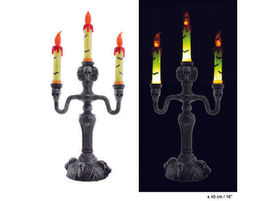 Lysestake halloween 40 cm