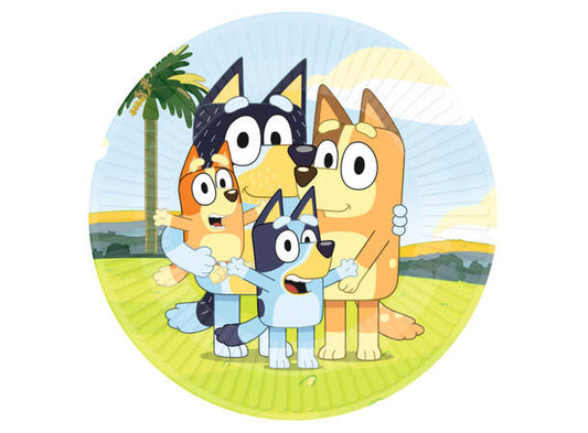 Bluey tallerkener