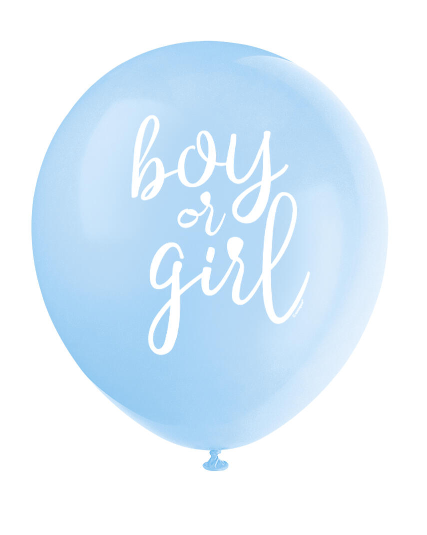 Gender reveal gummiballonger 30cm