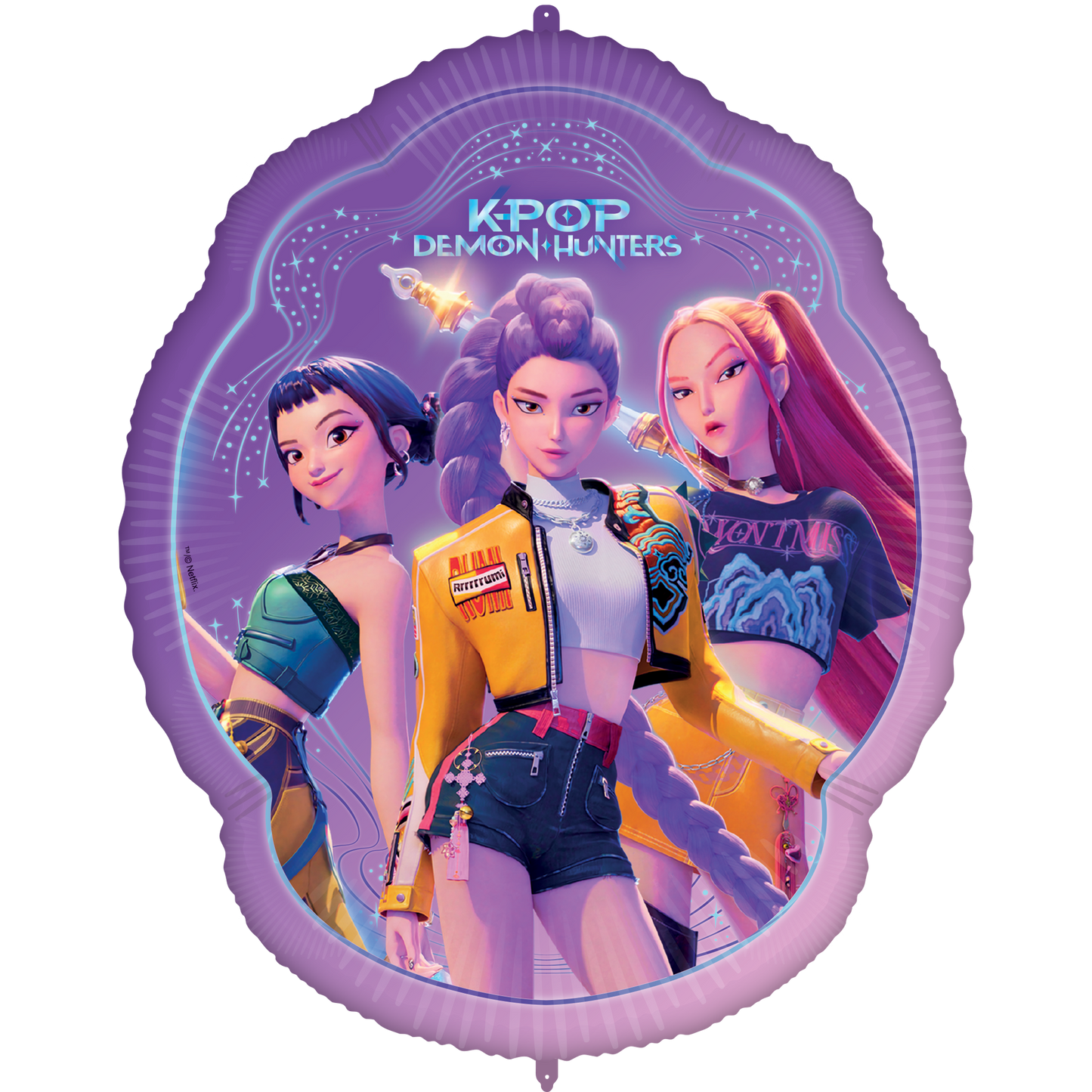 K - Pop Demon Hunters folieballong med form 100x76cm
