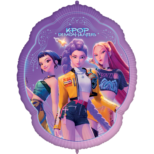 K - Pop Demon Hunters folieballong med form 100x76cm