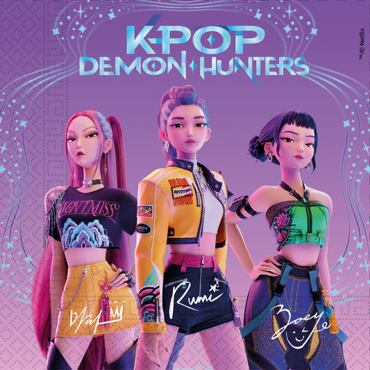 K - Pop Demon Hunter papirservietter 33x33cm