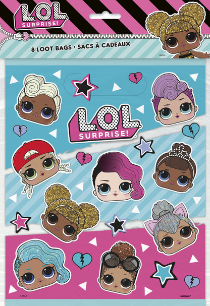 LOL Surprice godteriposer i plast 22x18cm