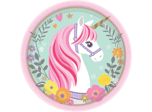 Magical unicorn tallerkener