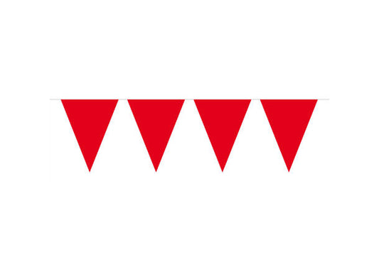 Flaggbanner - mini rød