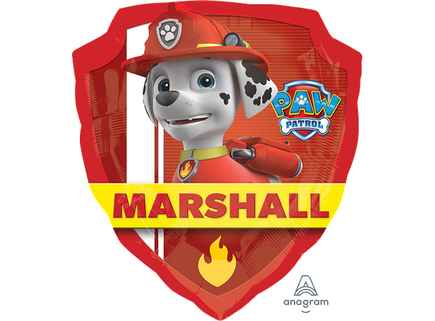 Paw Patrol folieballong 2 sidig  68x63cm