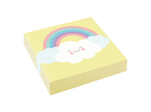Rainbow & Cloud drikkeservietter