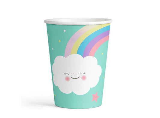 Rainbow & Cloud pappkopper